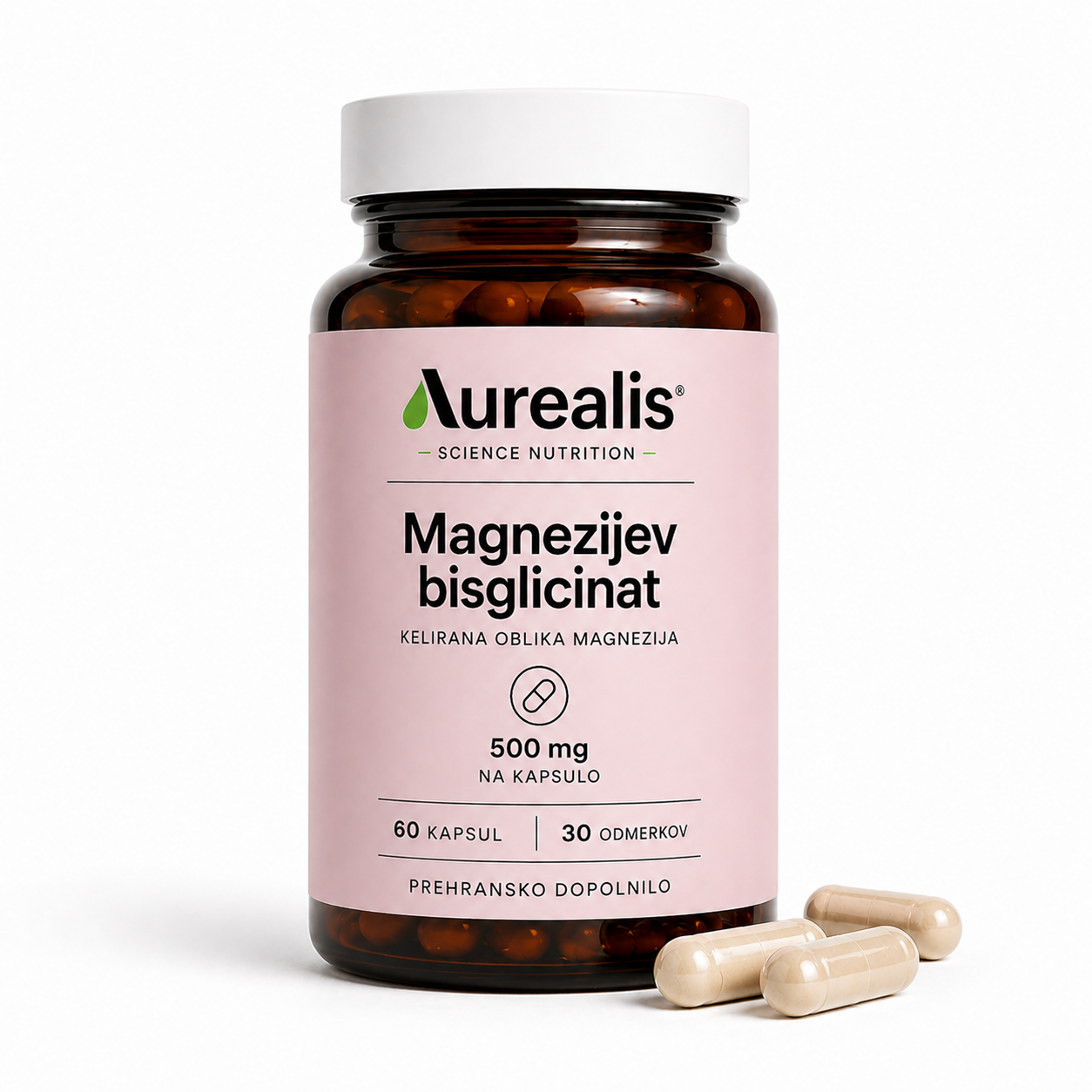 Magnezijev bisciglinat 500 mg