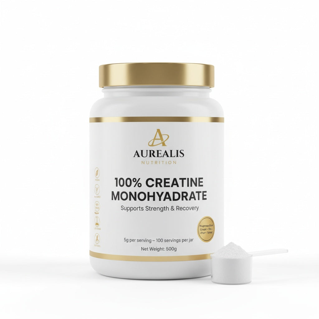 Aurealis Nutrition Creatine Monohydrate Powder, 500 g