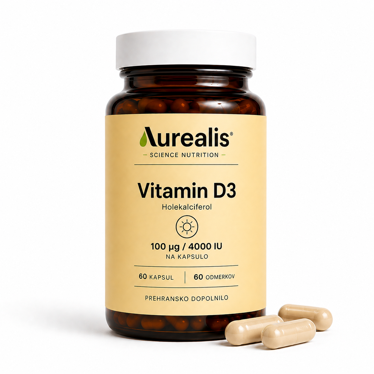 Vitamin D3, 100 µg / 4000 i.e.